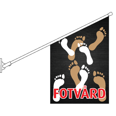 Butiksflagga FOTVÅRD - 3
