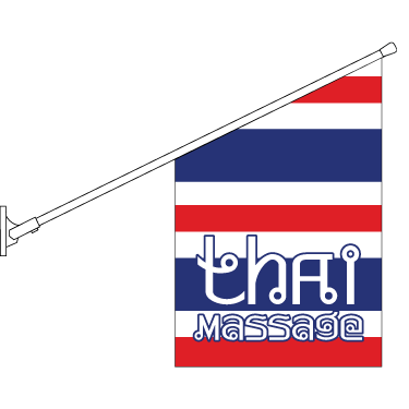 Thai massage flagga