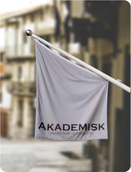 Fasadflagga 300x180cm