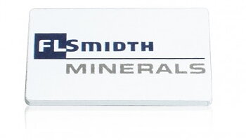Magnet 40x25 mm Vit / Baksida 20 mm