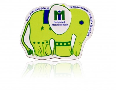 Kylskåpsmagnet mjuk formskuren - 2