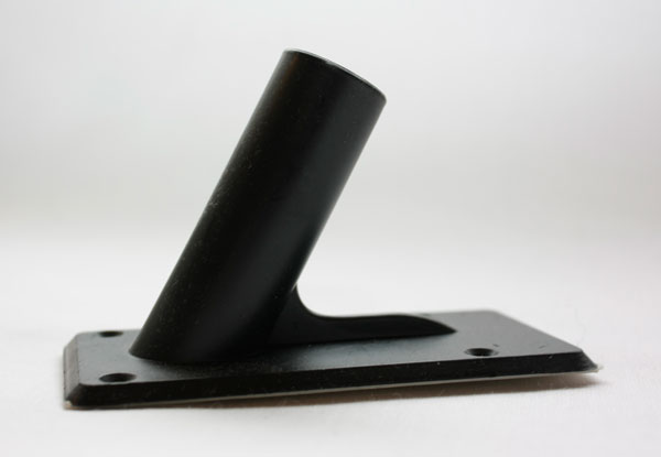Väggfäste i plast 60° med tejp 19mm