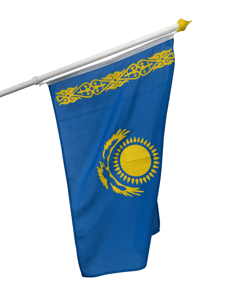 Kazakstans fasadflagga