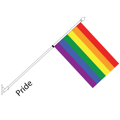 Fasadset Pride flaggan - 2