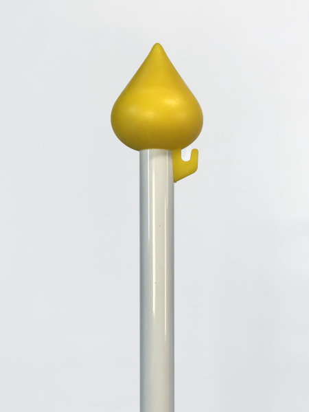 Aluminium flaggstång  112cm  19 mm. - 2