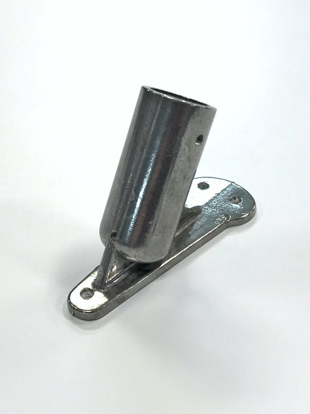 Gjutet aluminium väggfäste  22mm - 3