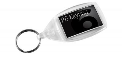 Nyckelring plast med platt infästning P6