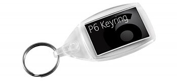 Nyckelring plast med platt infästning P6