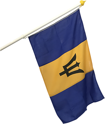 Barbados fasadflagga