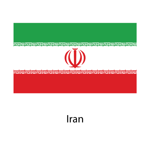 Iran Flagga - 2