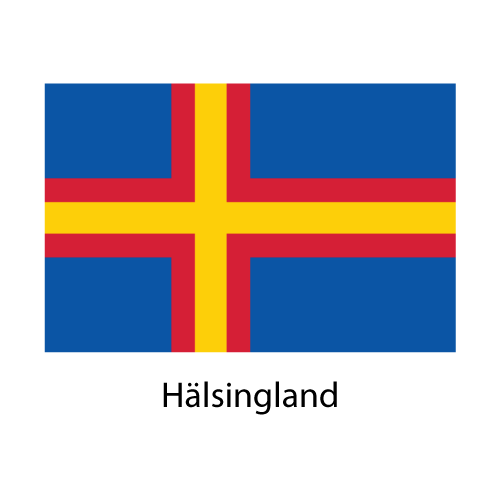 Hälsinglands regionsflagga - 2