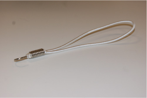 Elastlina 25 cm vit rostfri krok
