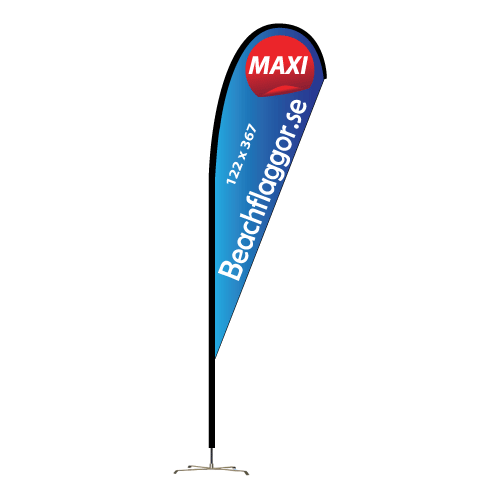 Beachflagga Droppen Maxi endast flagga