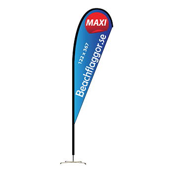 Beachflagga Droppen Maxi endast flagga