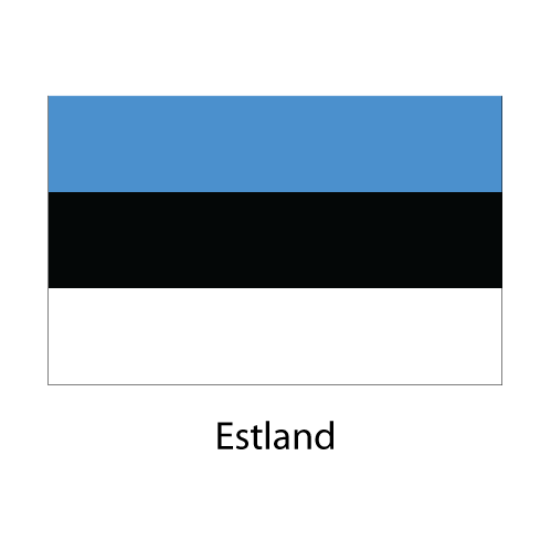 Estlands fasadflagga - 2