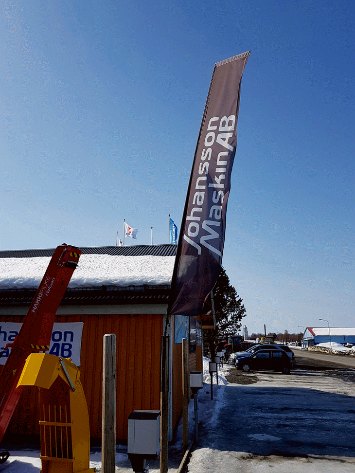 Beachflagga Rak Maxi endast flagga - 4