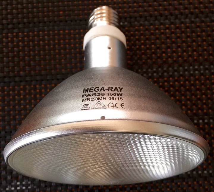 Mega-Ray UV-Widebeam HID 150 W med drivdon multi och lampsockel - 3