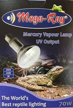 Mega-Ray R80 Blended Double Arc Tube Lamp 70 W