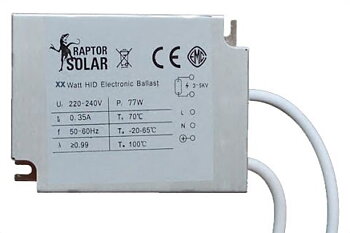Solar Raptor drivdon HID 150 W 