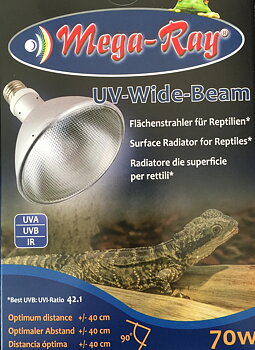 Mega-Ray  UV-Widebeam HID 70 W PAR38 