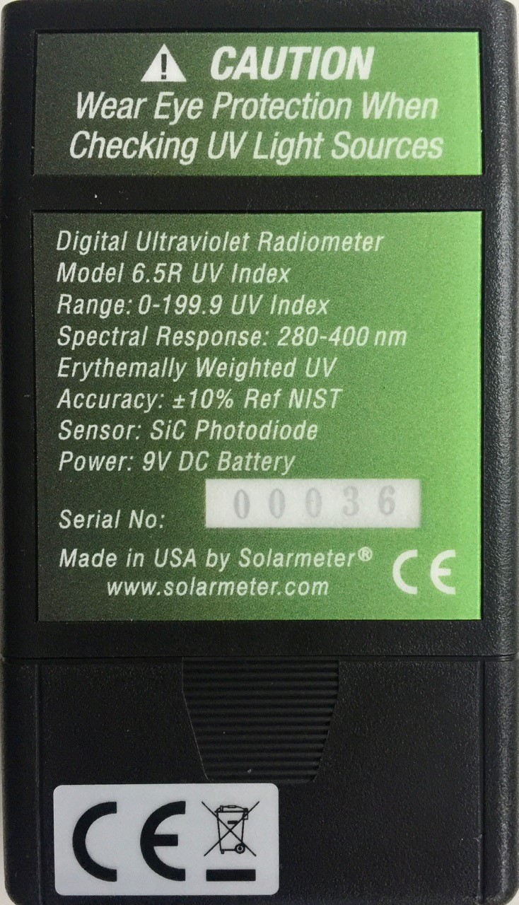 UV-indexmätare Solarmeter 6.5R - 3