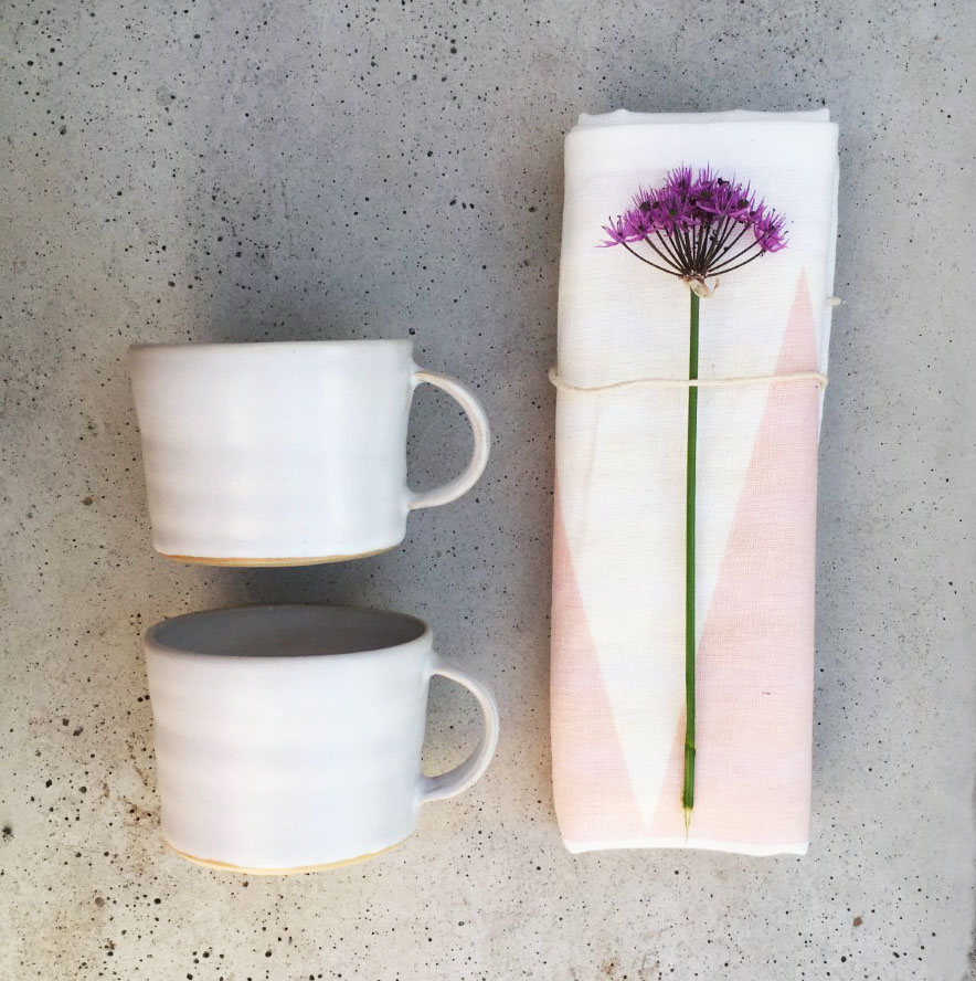 WAVE coffeecup/gift white