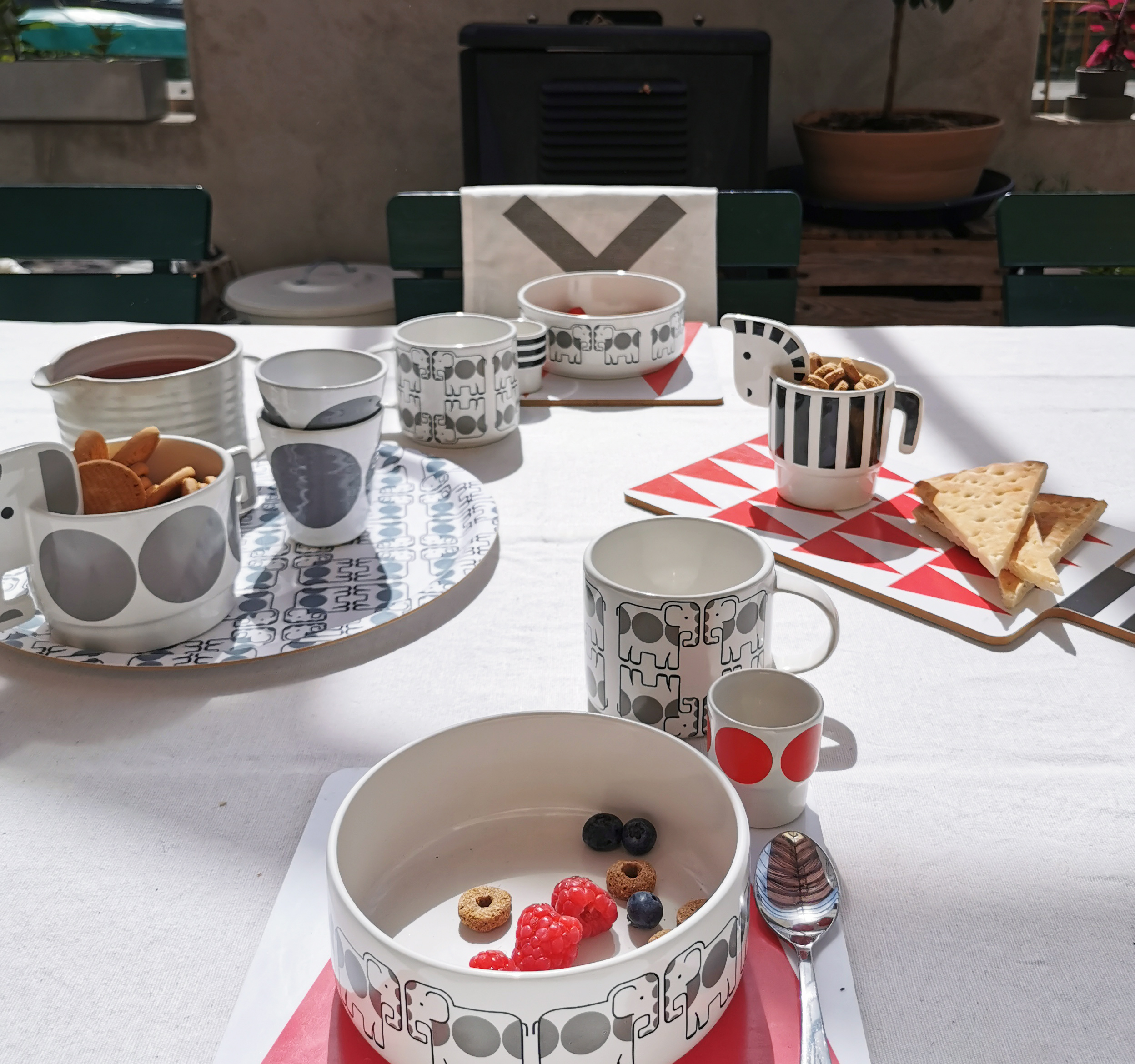POT COASTER grön/röd - 2