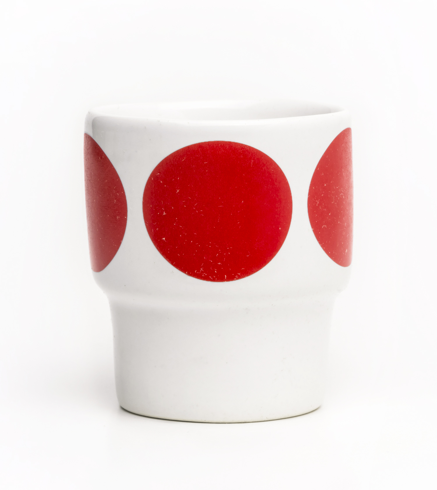 EGGCUPS red dots x 2