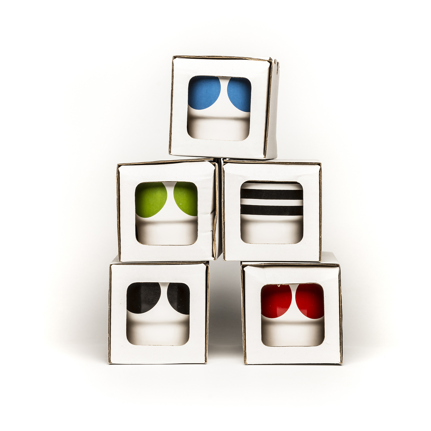 EGGCUPS green dots X2