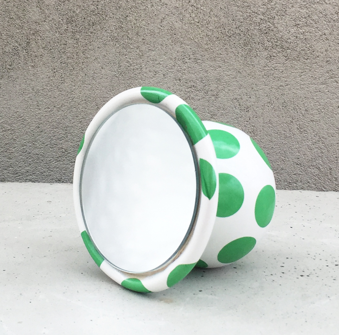 SIRI spotted ceramic mirror