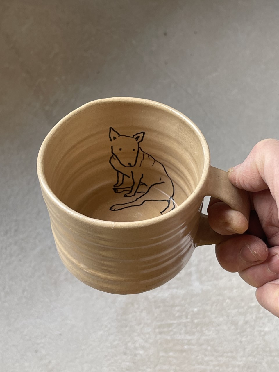 WAVE  hidden dog coffeecup