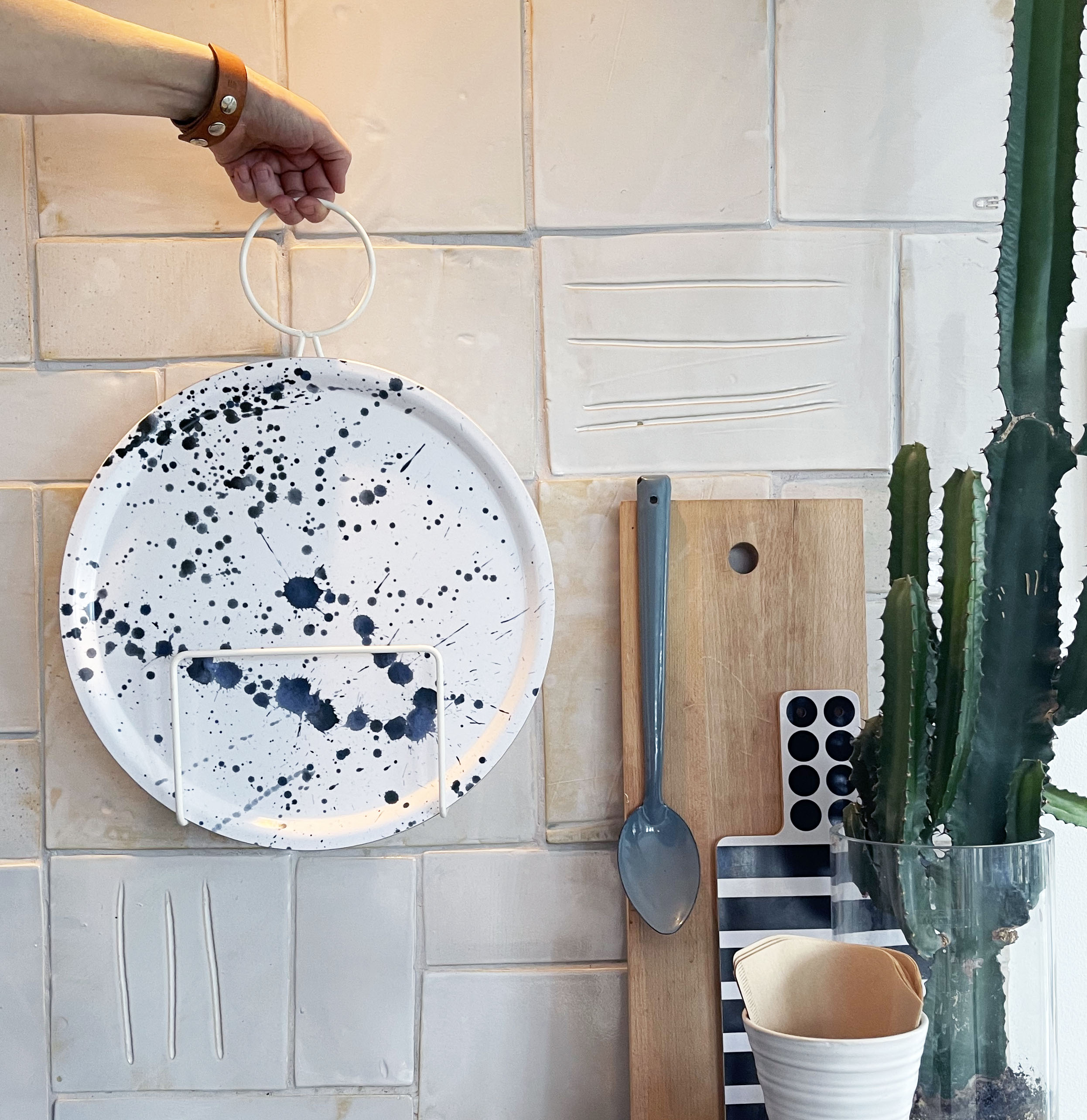 SPLASH tray bluegray