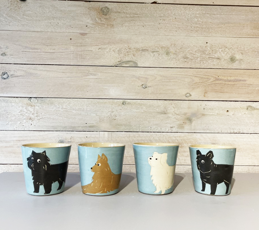 BYRACKAMUGG  x 4 -  paketpris