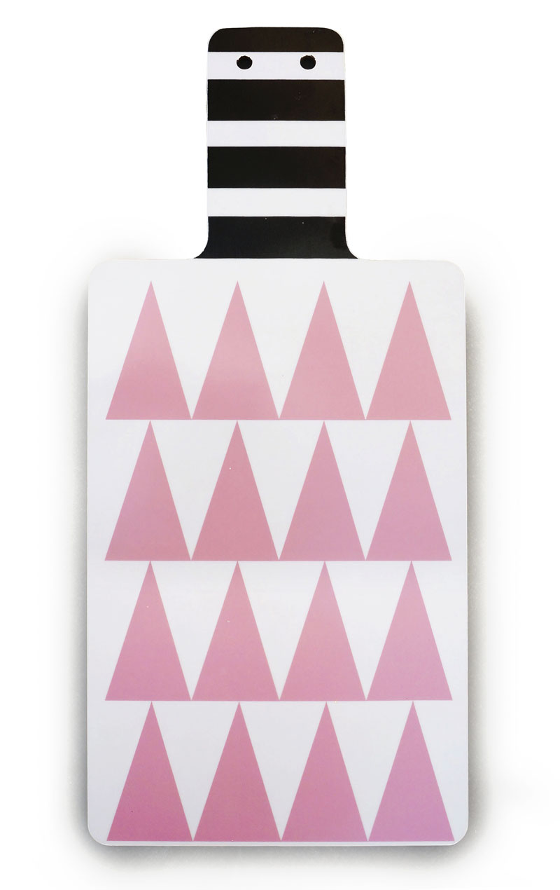 CUTTINGBOARD with handle / triangles - 3