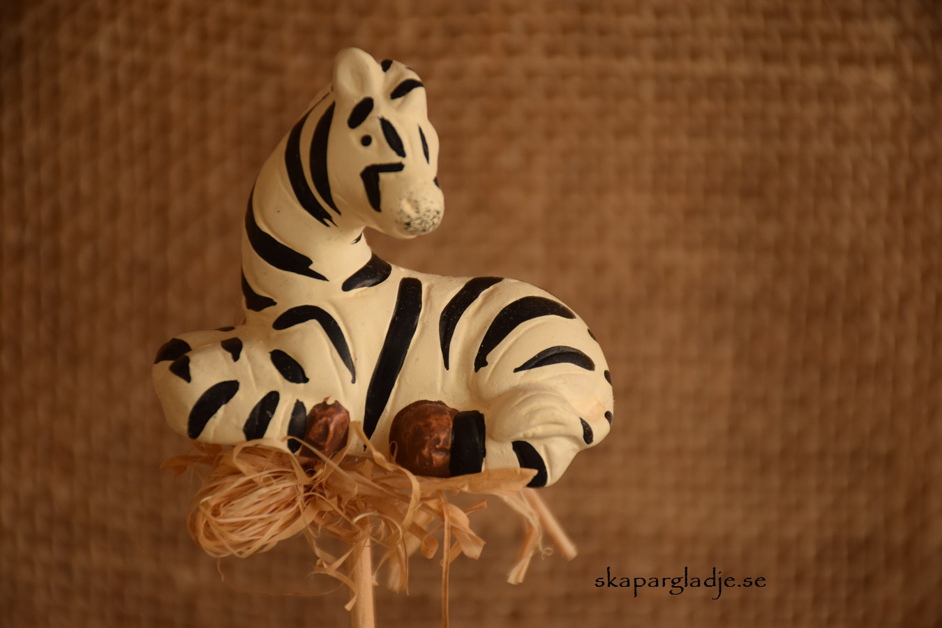 Zebra svart/vit Sticks Olika Modeller - 8