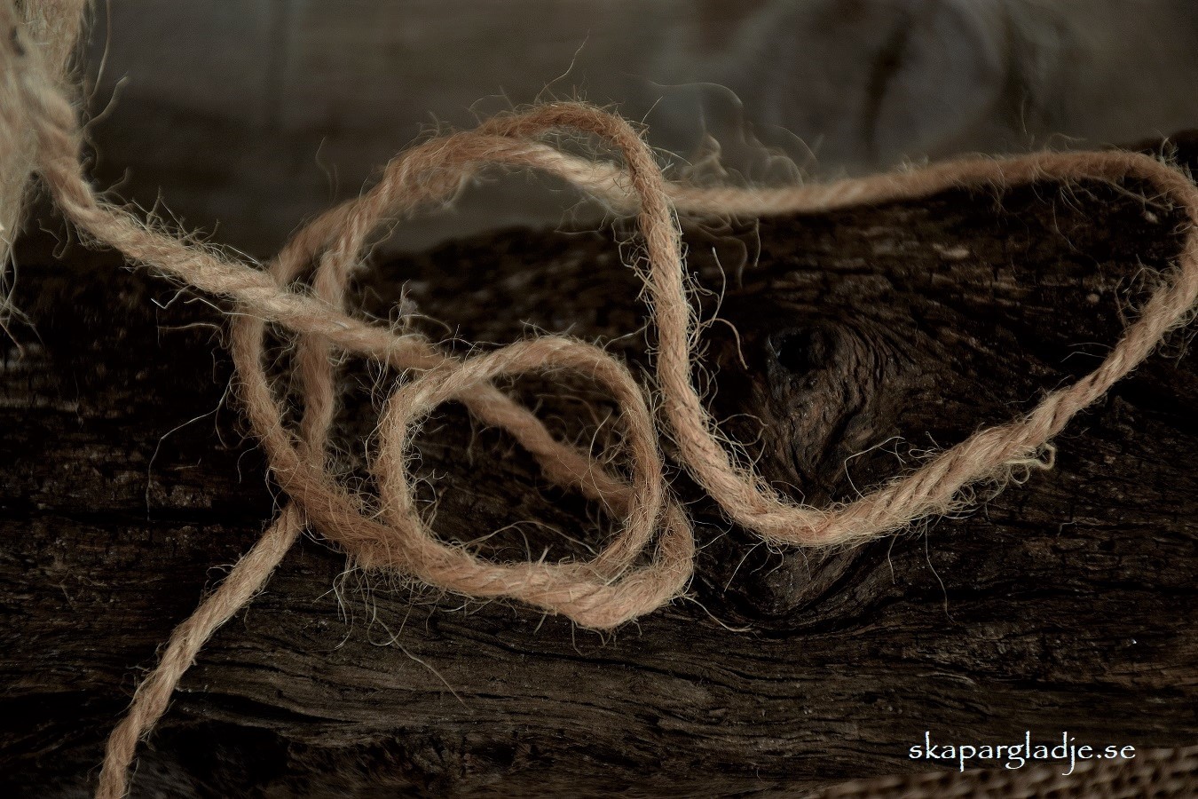 Jute Snöre Natur 4trådigt 3,5mm - 2