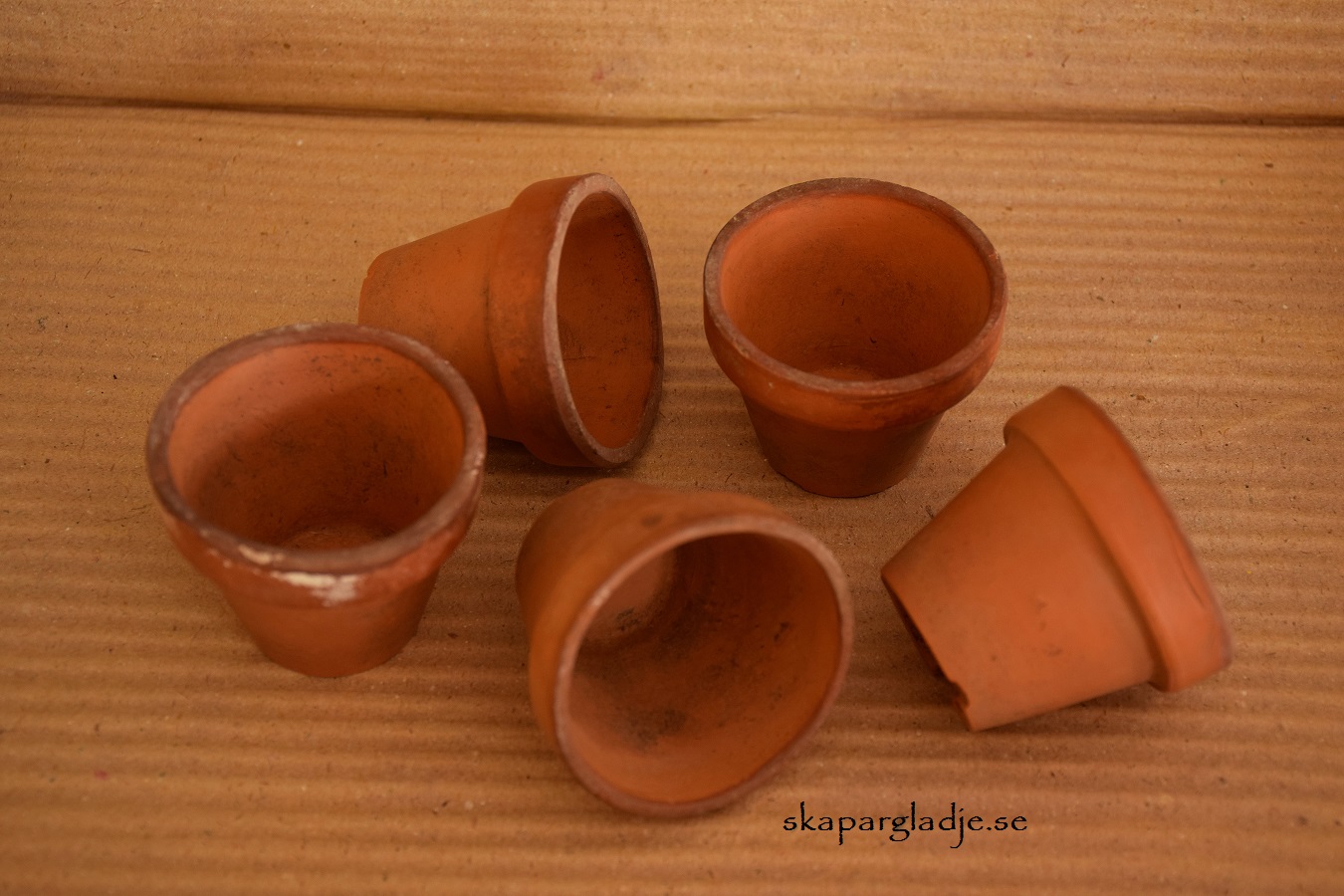 Kruka Terrakotta m Patina St/Set Pris från