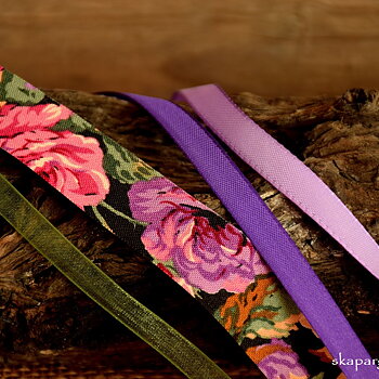 Band- Mixning och Inspiration Blommigt & Enfärgat