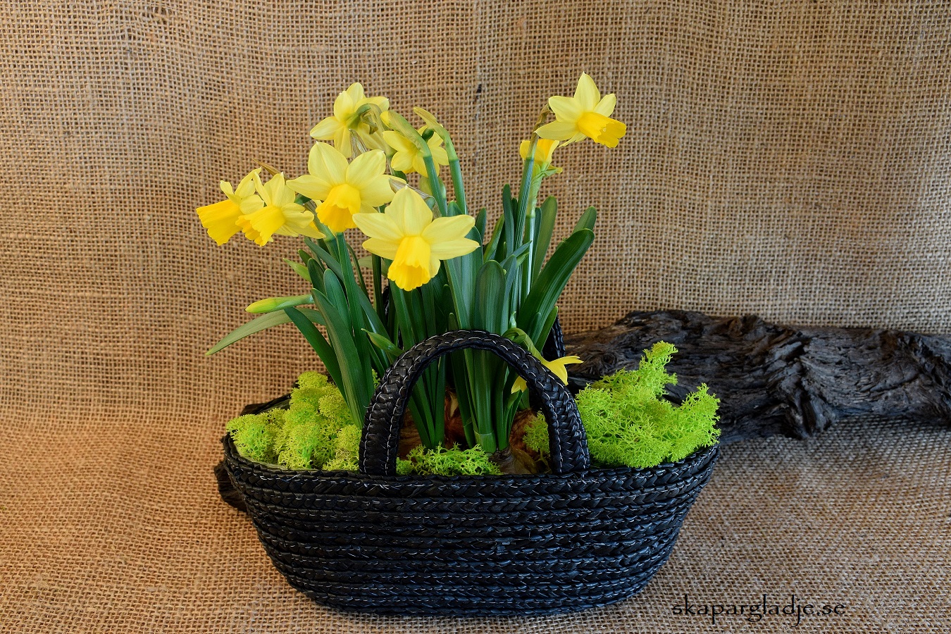 Korg-Väska Dekorations-tips med Blommor - 2