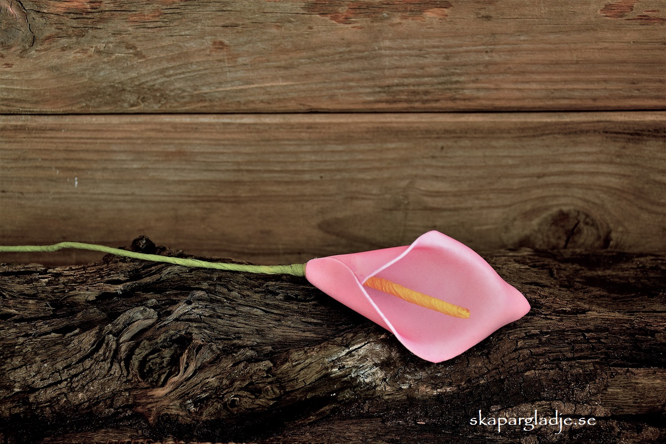 Calla Rosa Konstväxt Sticks St/Set. - 2