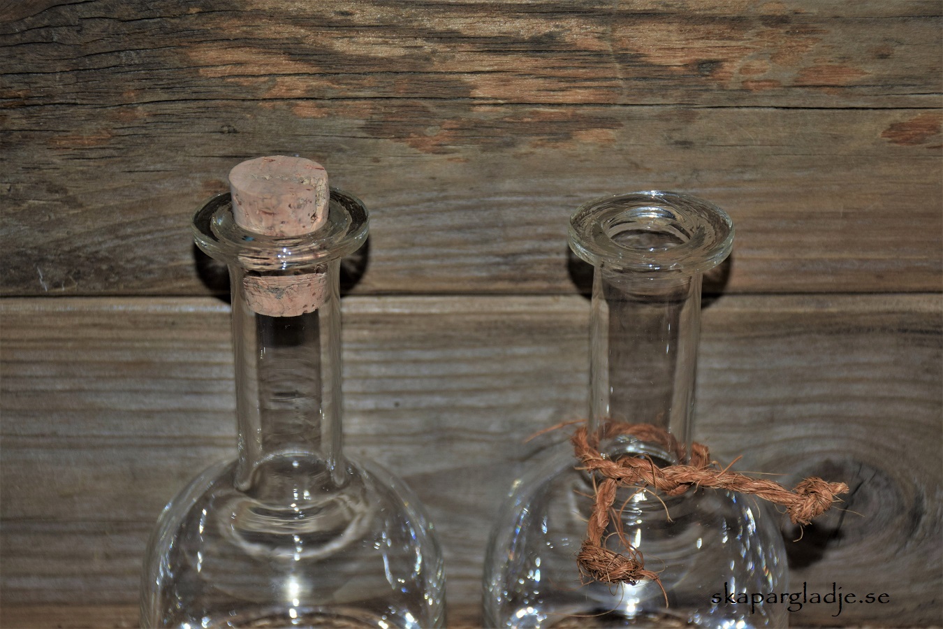 Flaska / Vas Rustik Klart Glas - 3