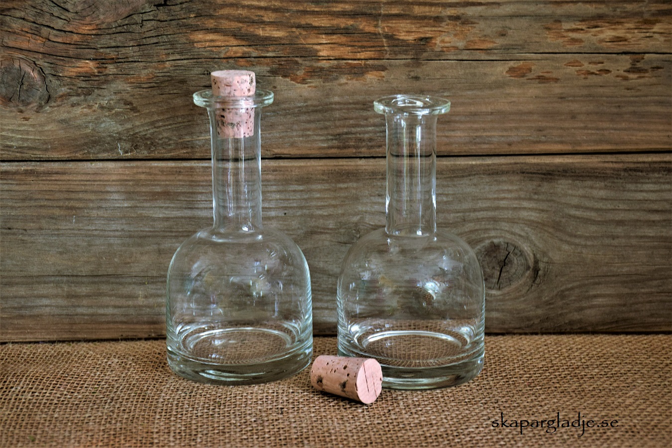 Flaska / Vas Rustik Klart Glas