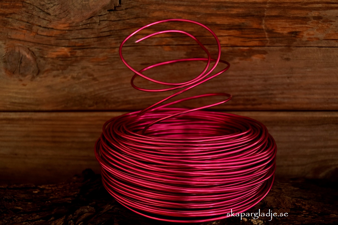 Aluminiumtråd Formbar Cerise