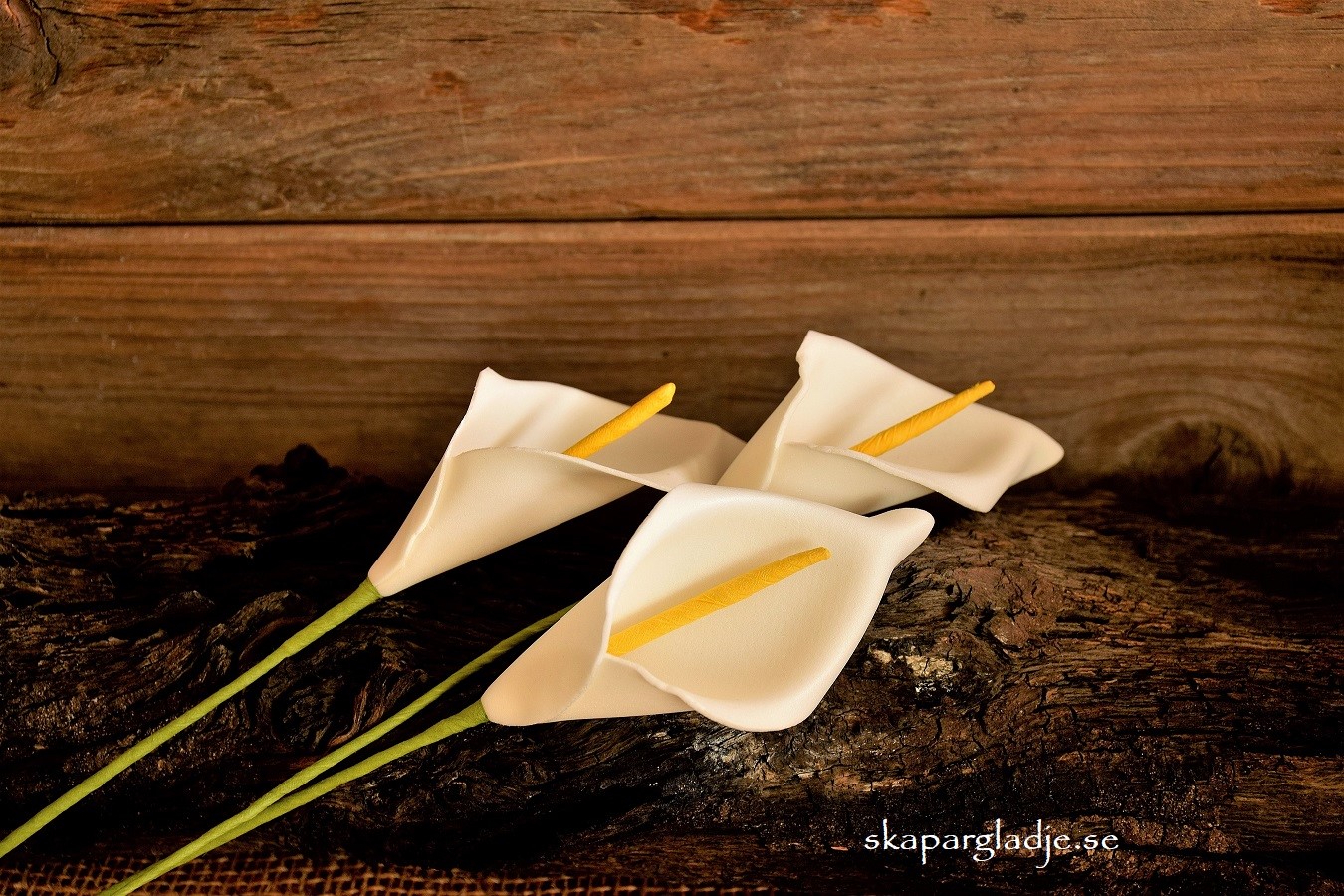 Calla Vit Konstväxt Sticks St/Set. - 2