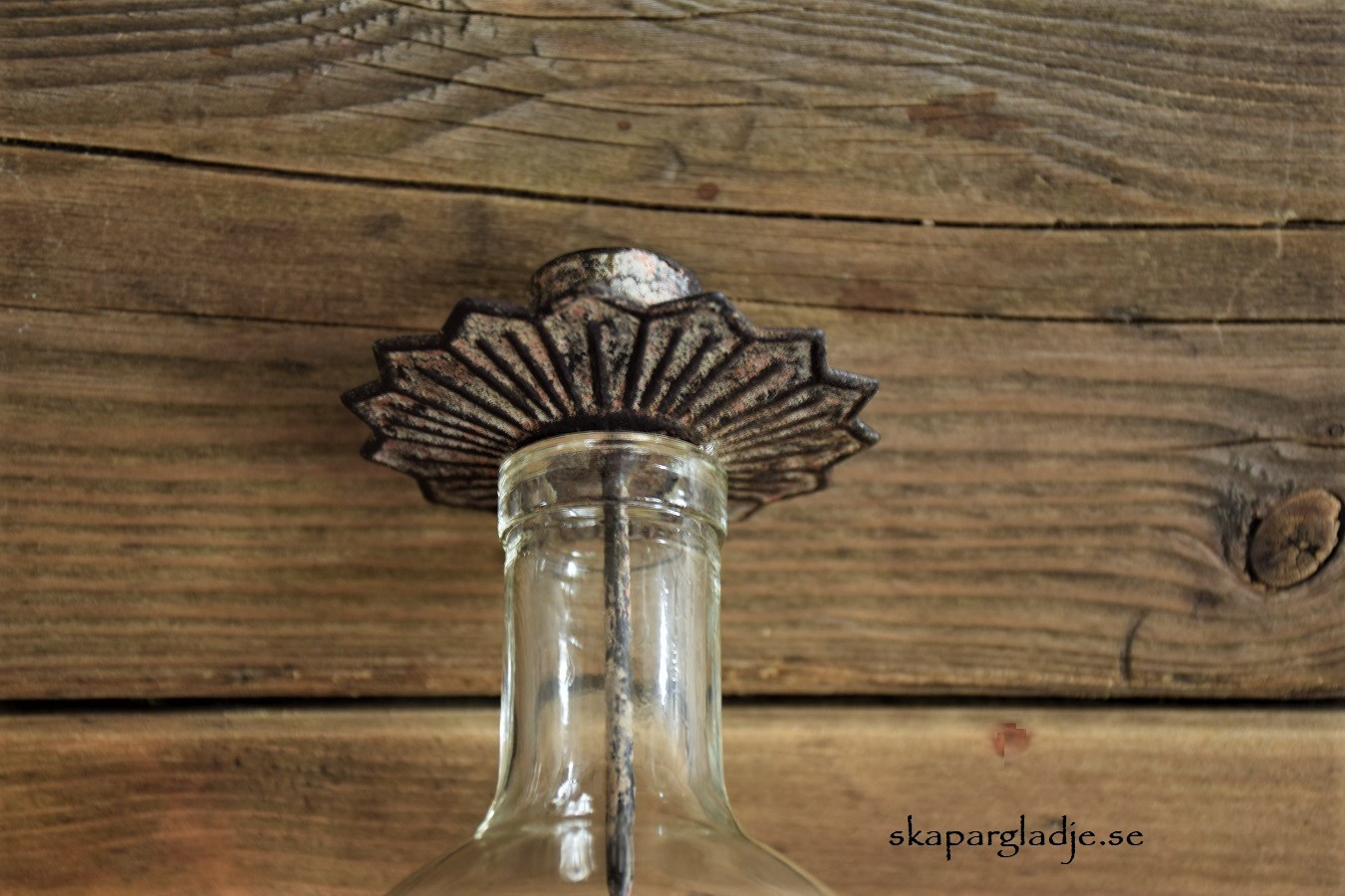 Glas- Flaska/Vas/Ljusstake m Kork  St/Set - 4