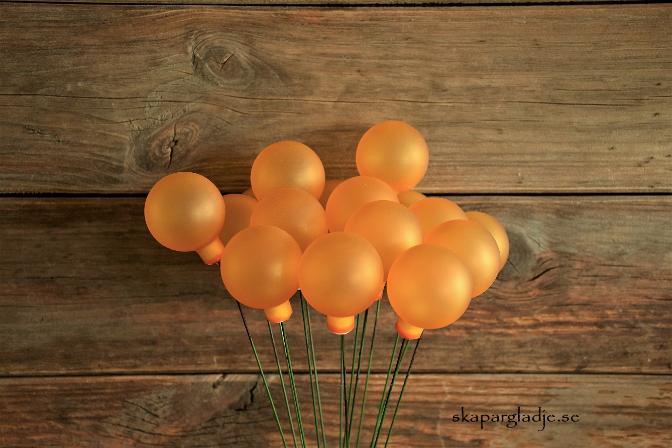 Kulor Gul-Orange Glas Sticks