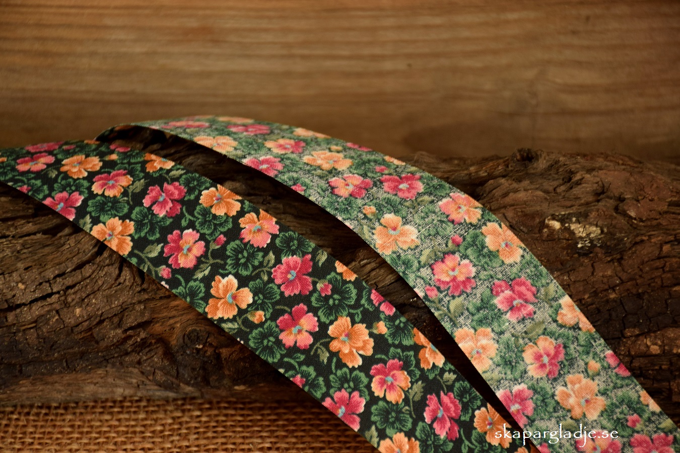 Band Blommigt 34mm
