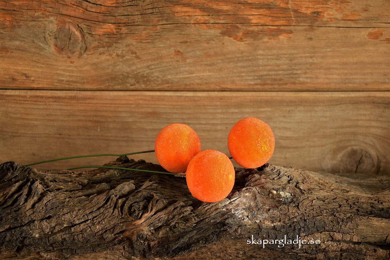 Kulor Orange med Textur Sticks (med eller utan ståltråd) - 4