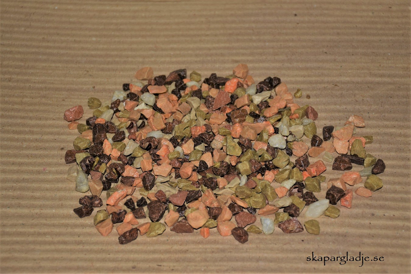 Dekorations-sten Mixade Beige-Brun 6-12mm 