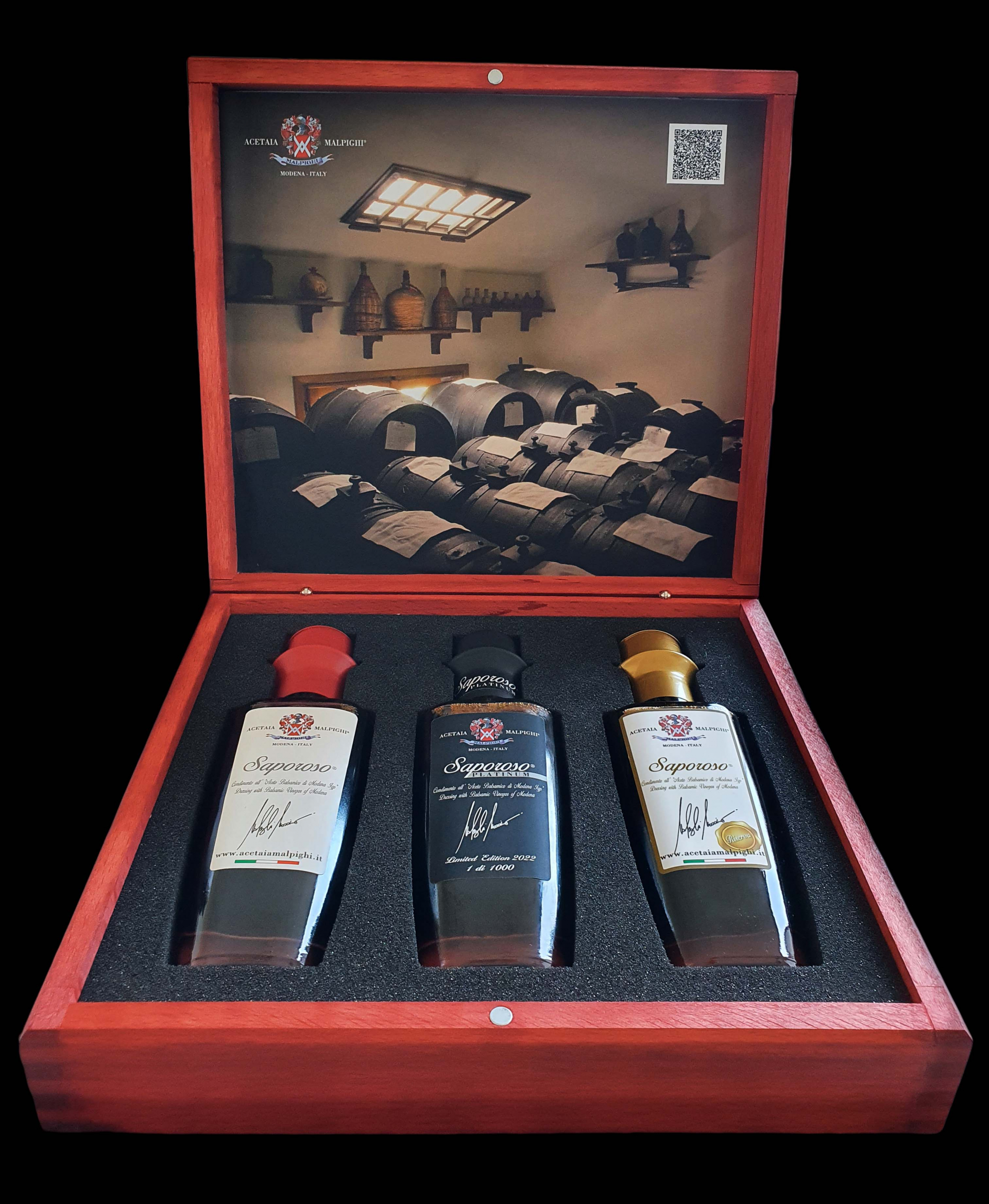 Acetaia Malpighi, Saporoso Specialutgåva - 3x100ml - 2